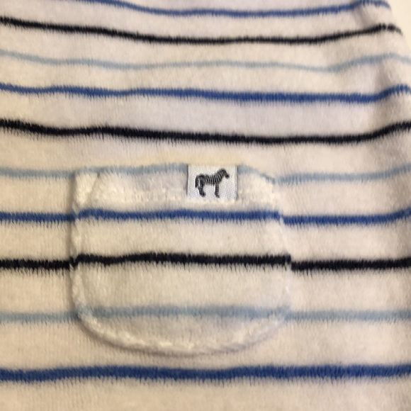 Janie and Jack Hooded Terry Short/ coverup size 3-6 months - Picture 5 of 9